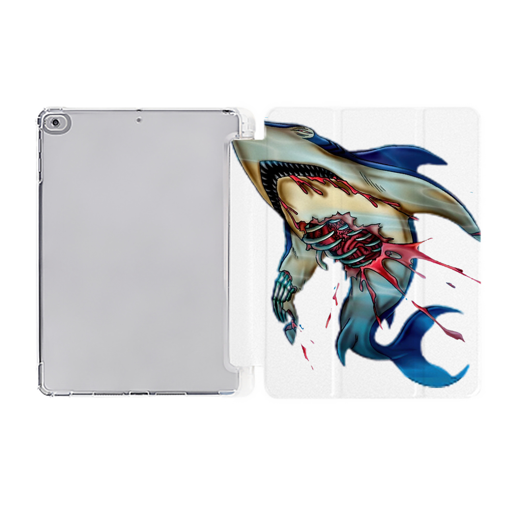 （画像用） 遊☆戯☆王 Yu-Gi-Oh! IPad ケース ペン収納付き 三つ折りスタンド PUレザー×シリコン 対応機種9.5/10.5/10.9インチ